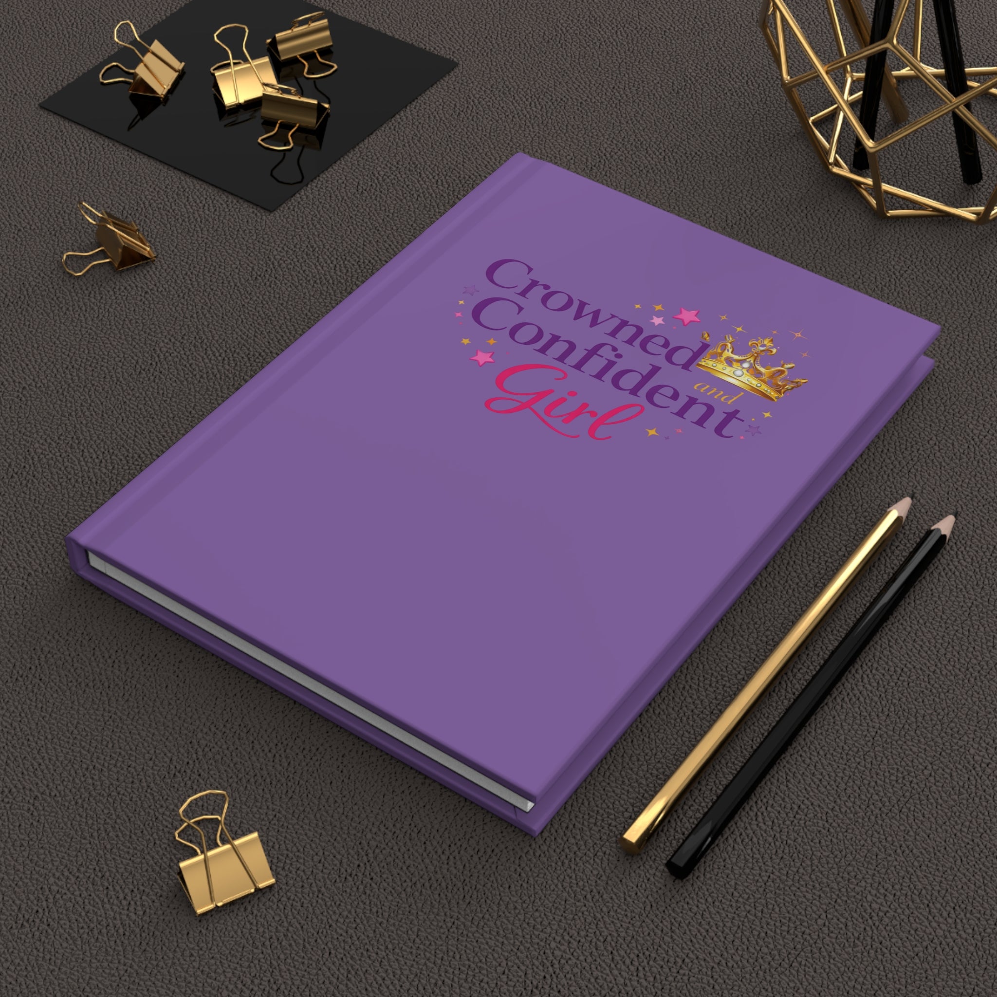 Crowned & Confident Girls Hardcover Journal — A Daily Confidence Companion for Growing Girls